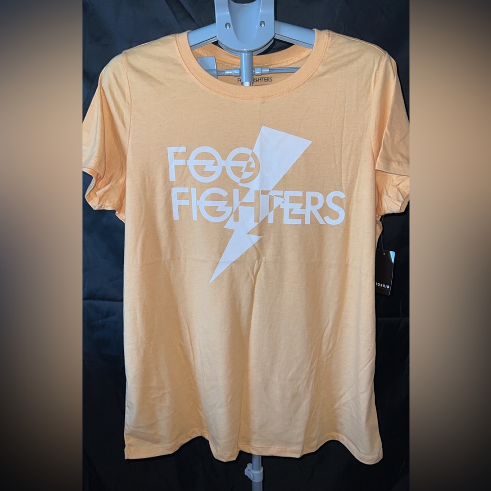 Foo Fighters Graphic T-Shirt - Mustard Color